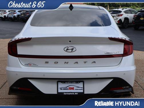 Quartz White 2022 Hyundai SONATA Limited