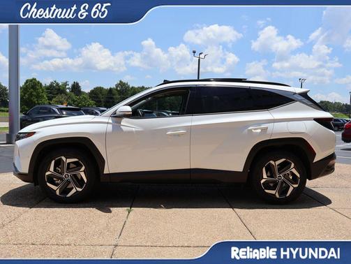 Serenity White Pearl 2023 Hyundai TUCSON Limited