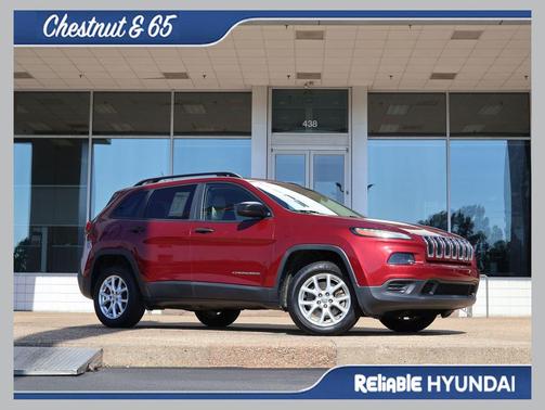 Deep Cherry Red Crystal Pearlcoat 2016 Jeep Cherokee Sport