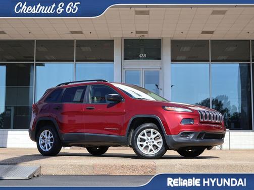 Deep Cherry Red Crystal Pearlcoat 2016 Jeep Cherokee Sport