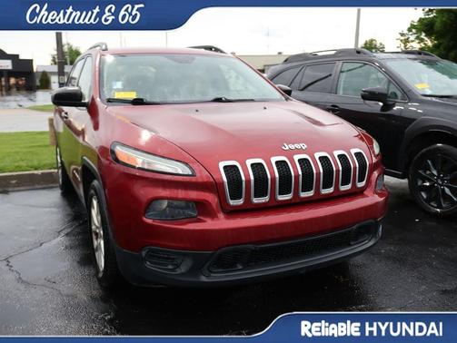 Deep Cherry Red Crystal Pearlcoat 2016 Jeep Cherokee Sport