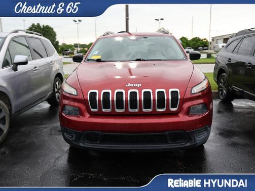 Deep Cherry Red Crystal Pearlcoat 2016 Jeep Cherokee Sport