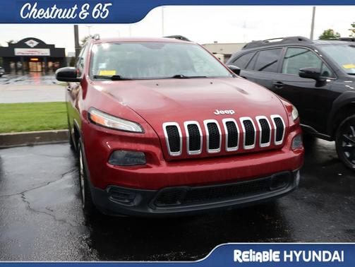 Deep Cherry Red Crystal Pearlcoat 2016 Jeep Cherokee Sport