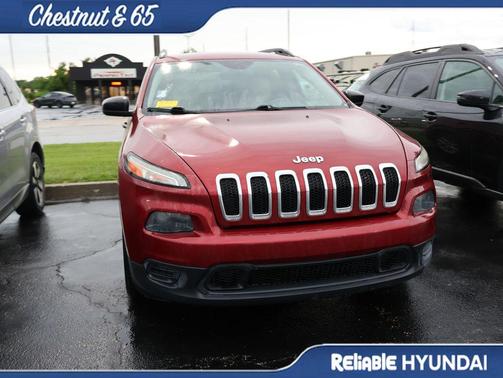 Deep Cherry Red Crystal Pearlcoat 2016 Jeep Cherokee Sport