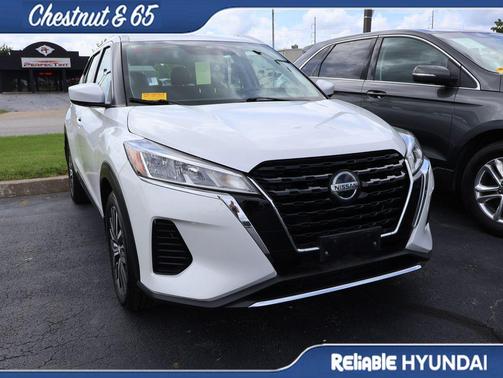 Aspen White Tricoat 2021 Nissan Kicks SV