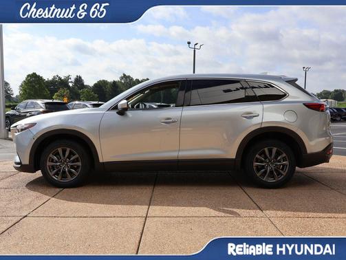 Sonic Silver Metallic 2023 Mazda CX-9 Touring