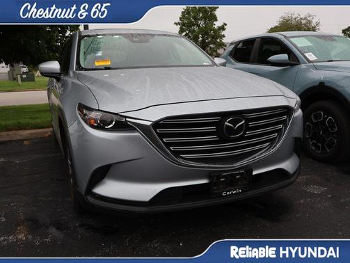 Sonic Silver Metallic 2023 Mazda CX-9 Touring