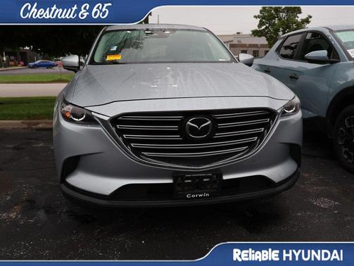 Sonic Silver Metallic 2023 Mazda CX-9 Touring
