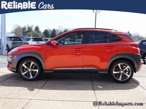Sunset Orange 2019 Hyundai KONA Limited