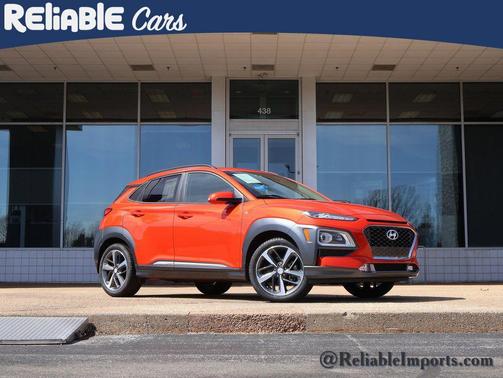 Sunset Orange 2019 Hyundai KONA Limited