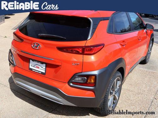 Sunset Orange 2019 Hyundai KONA Limited