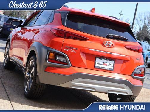 Sunset Orange 2019 Hyundai KONA Limited