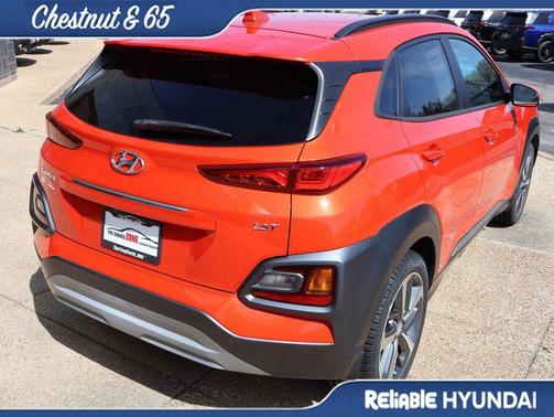 Sunset Orange 2019 Hyundai KONA Limited