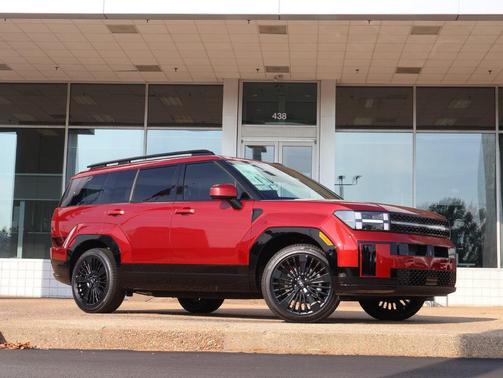 Ultimate Red 2027 Hyundai SANTA FE HEV Calligraphy