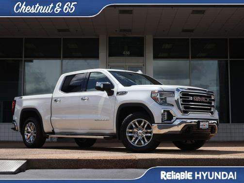 White Frost Tricoat 2019 GMC Sierra 1500 SLT