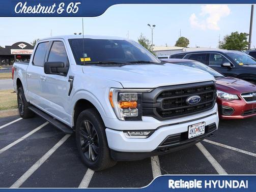 White Metallic 2022 Ford F-150 XLT