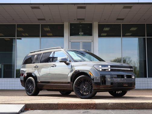 Hampton Gray 2026 Hyundai SANTA FE HEV Calligraphy