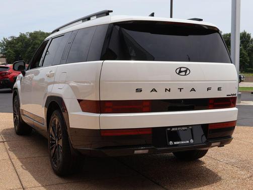 Serenity White 2026 Hyundai SANTA FE HEV Calligraphy
