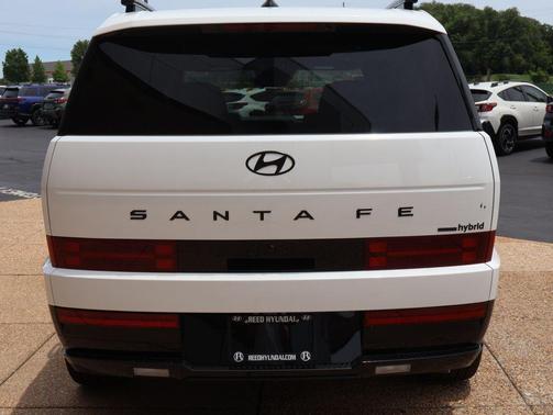 Serenity White 2026 Hyundai SANTA FE HEV Calligraphy