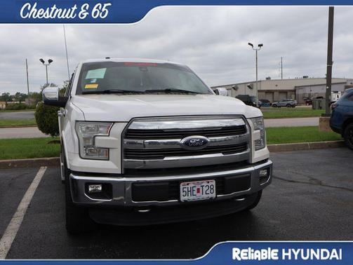 Oxford White 2015 Ford F-150 Platinum