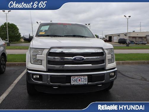 Oxford White 2015 Ford F-150 Platinum