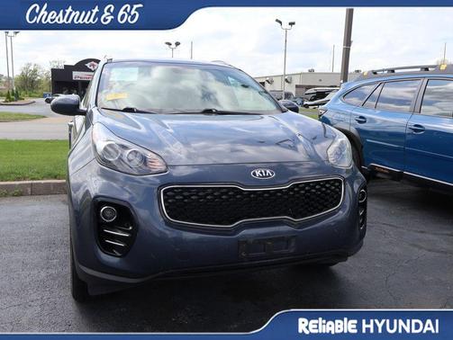 Pacific Blue 2017 Kia Sportage EX