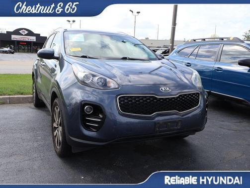 Pacific Blue 2017 Kia Sportage EX