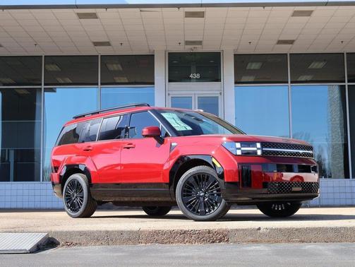 Ultimate Red 2026 Hyundai SANTA FE HEV Calligraphy