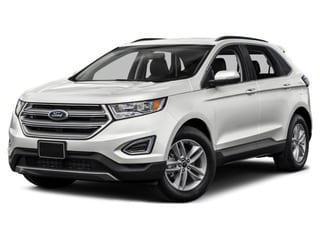 White Platinum Metallic Tri-Coat 2017 Ford Edge SEL