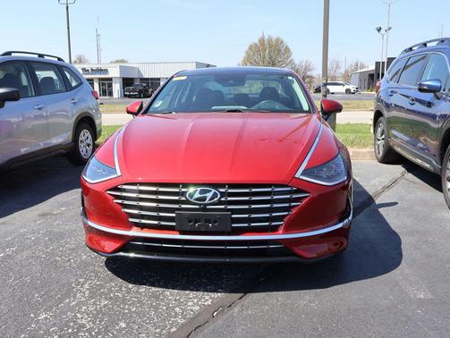 Ultimate Red 2023 Hyundai SONATA Hybrid Limited