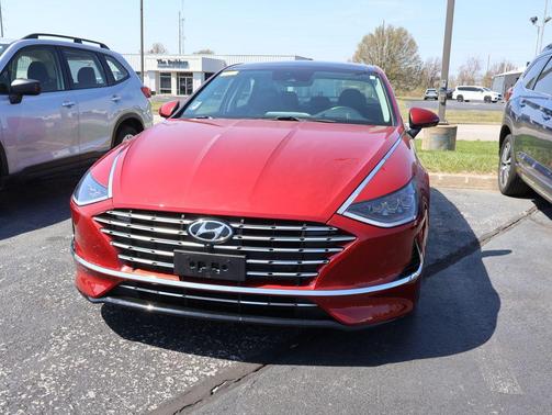Ultimate Red 2023 Hyundai SONATA Hybrid Limited
