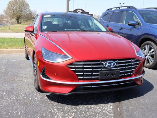 Ultimate Red 2023 Hyundai SONATA Hybrid Limited