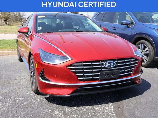 Ultimate Red 2023 Hyundai SONATA Hybrid Limited