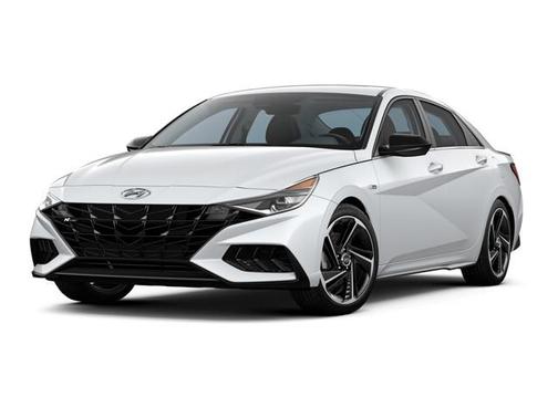 Ceramic White 2021 Hyundai ELANTRA N Line