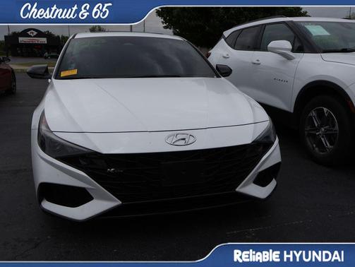 Ceramic White 2021 Hyundai ELANTRA N Line