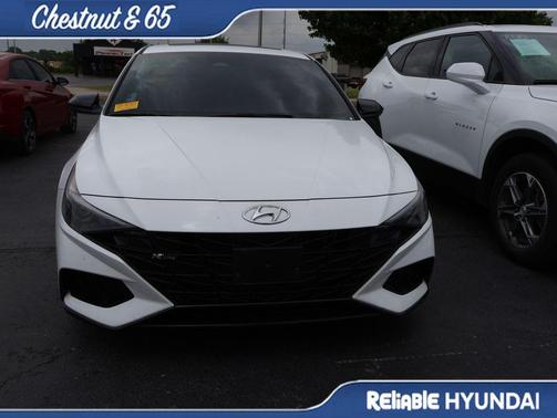 Ceramic White 2021 Hyundai ELANTRA N Line