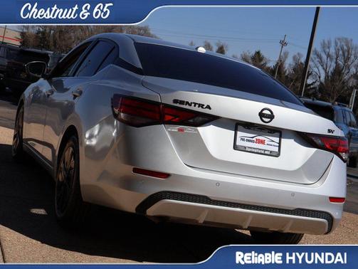 Brilliant Silver 2022 Nissan Sentra SV