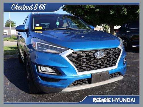 Aqua Blue 2019 Hyundai TUCSON Sport