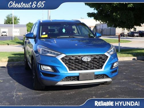 Aqua Blue 2019 Hyundai TUCSON Sport