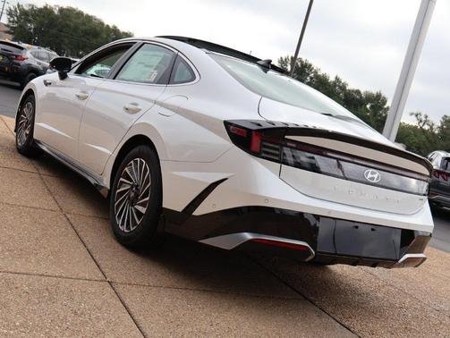 Serenity White 2026 Hyundai SONATA Hybrid Limited
