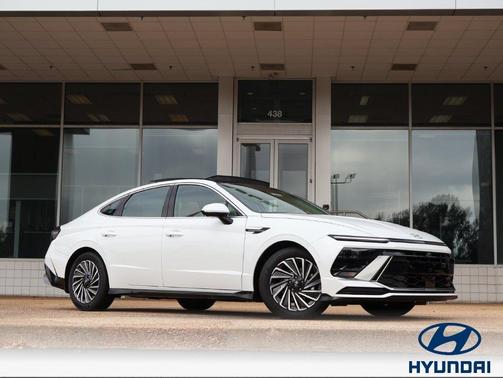 Serenity White 2026 Hyundai SONATA Hybrid Limited