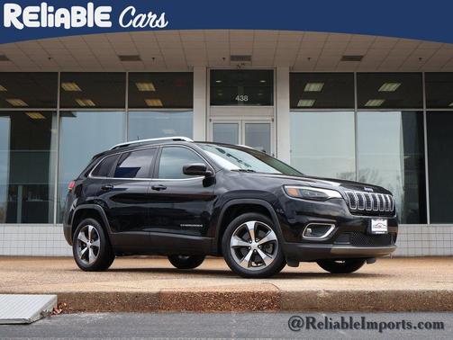 Diamond Black Crystal Pearlcoat 2020 Jeep Cherokee Limited
