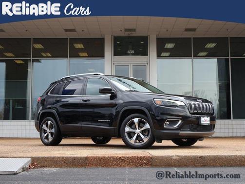 Diamond Black Crystal Pearlcoat 2020 Jeep Cherokee Limited