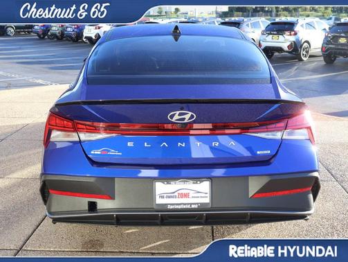 Intense Blue 2025 Hyundai ELANTRA HEV SEL Sport