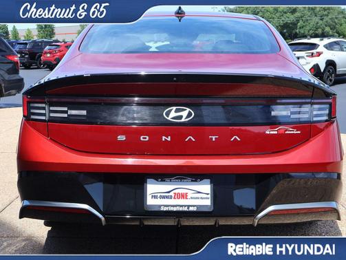 Ultimate red 2025 Hyundai SONATA SEL