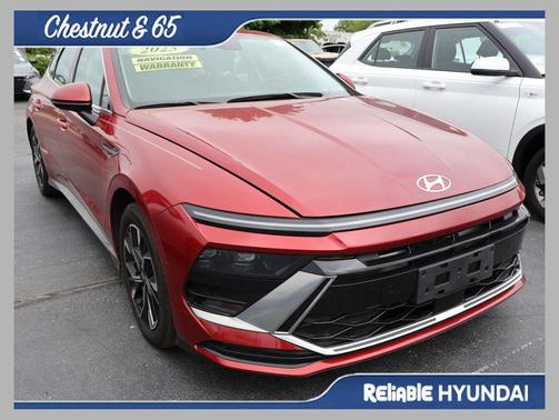 Ultimate red 2025 Hyundai SONATA SEL