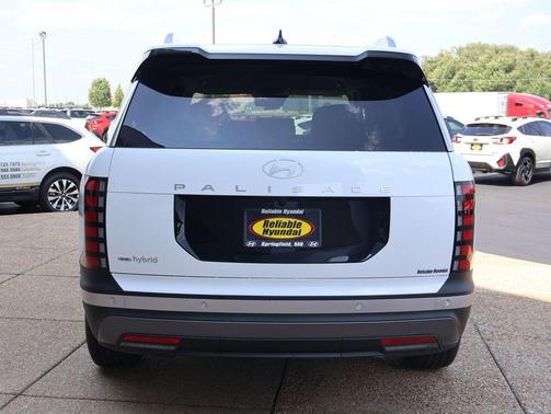 Creamy White Pearl 2026 Hyundai Palisade Hybrid Blue SEL 7P