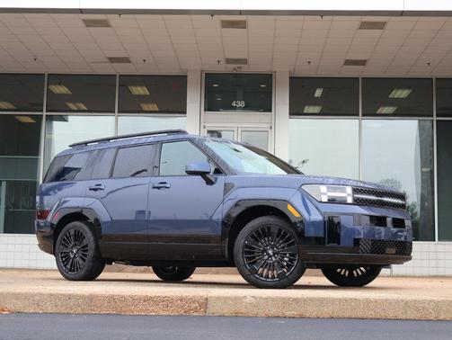 Atlantis Blue 2027 Hyundai SANTA FE HEV Calligraphy