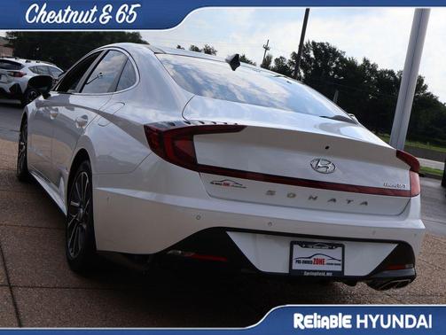 Quartz White 2021 Hyundai SONATA Limited
