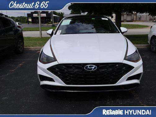 Quartz White 2021 Hyundai SONATA Limited